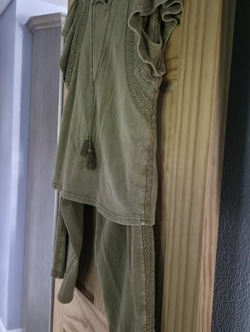 Easel 2-piece matching lounge set Tan Color - Picture 3 of 7